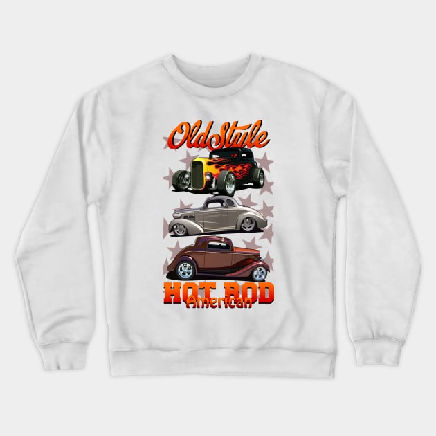 Hot rods Crewneck Sweatshirt by Akira31